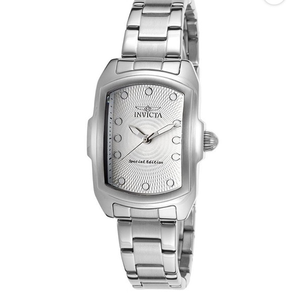 Invicta NWT Women's 15842 Spec. Ed. Lupah Stainless Steel Silver-Tone Dial Watch - Picture 1 of 14